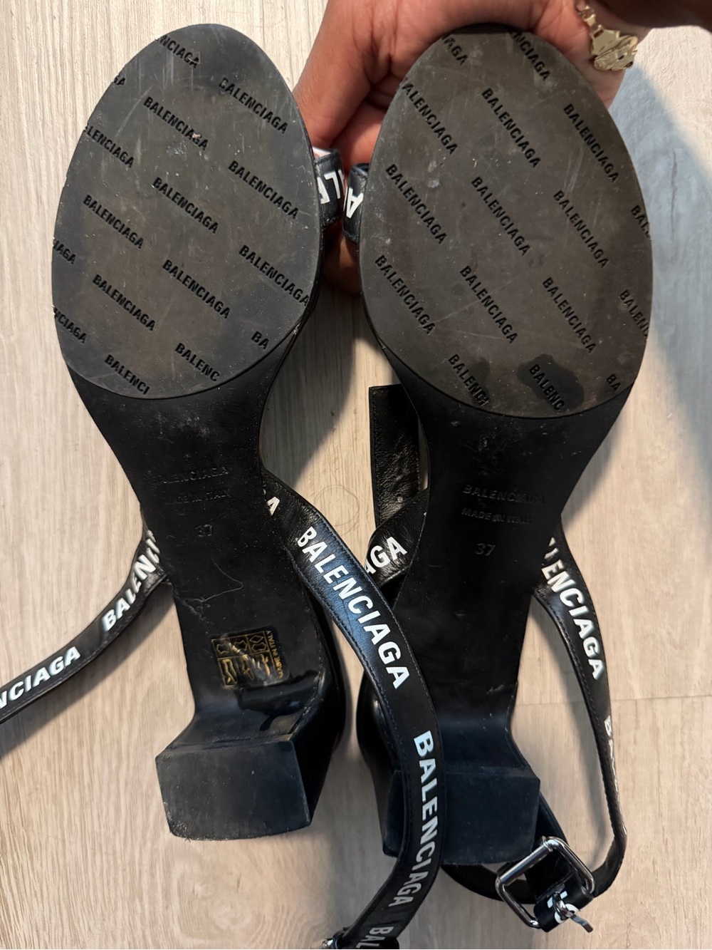 Balenciaga women’s heel sandals EU 37/ US 6-6.5 #luxury #heels #balenciaga - Picture 5 of 6